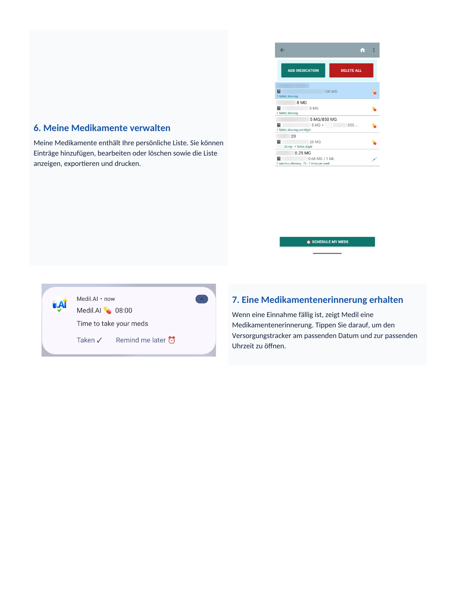 Medil AI Patientenleitfaden, page 4 of 5