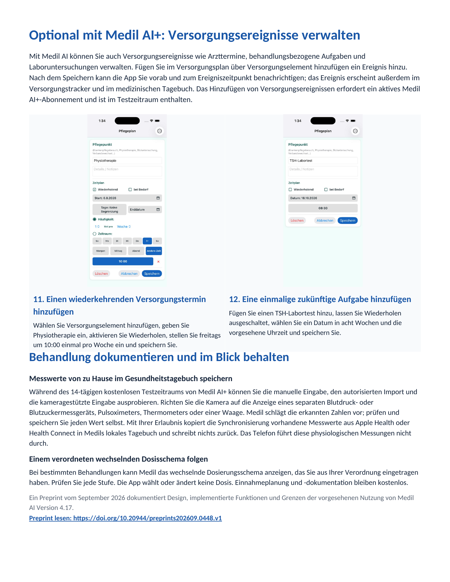 Bebilderter Medil AI Patientenleitfaden, Seite 7 von 8