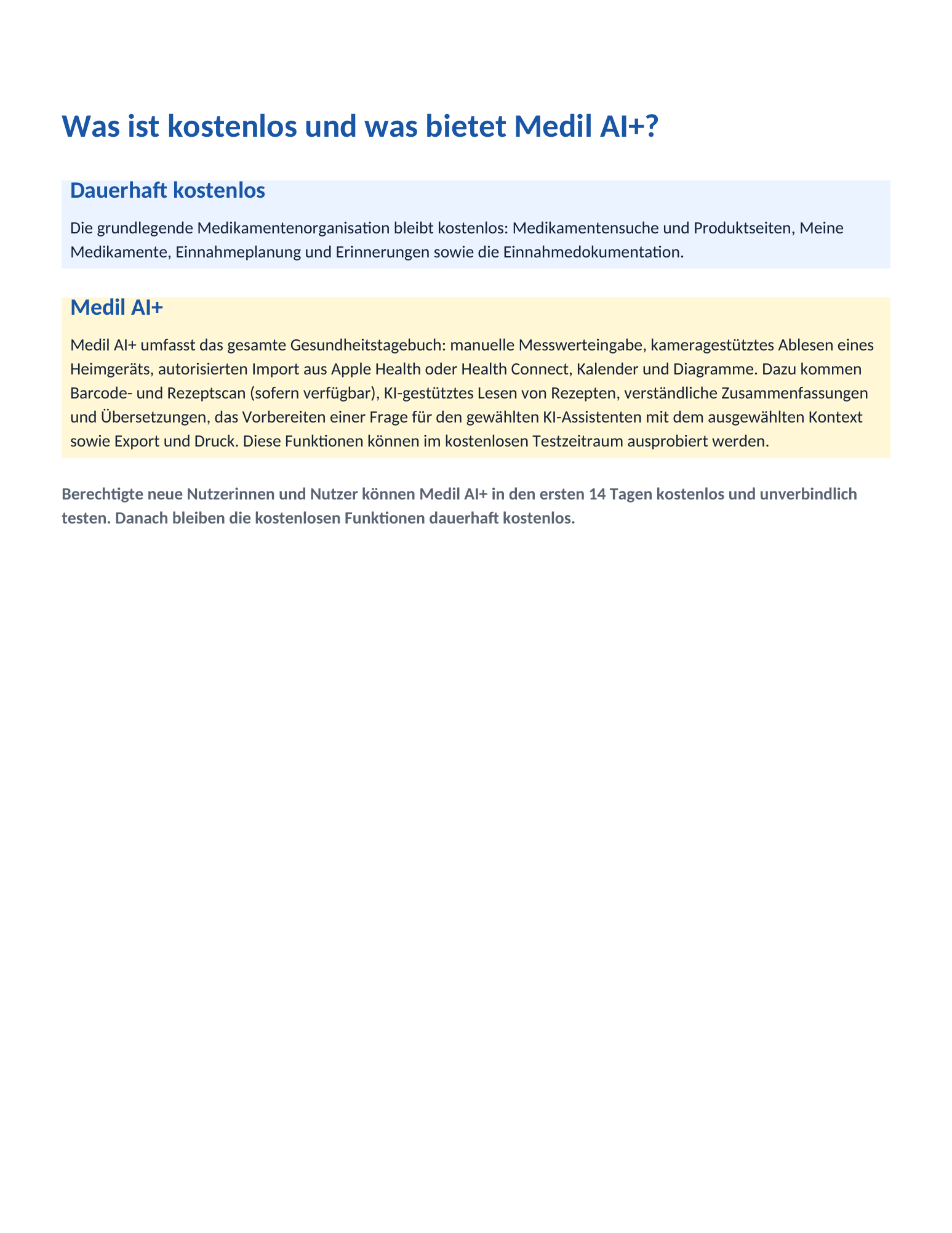 Bebilderter Medil AI Patientenleitfaden, Seite 8 von 8