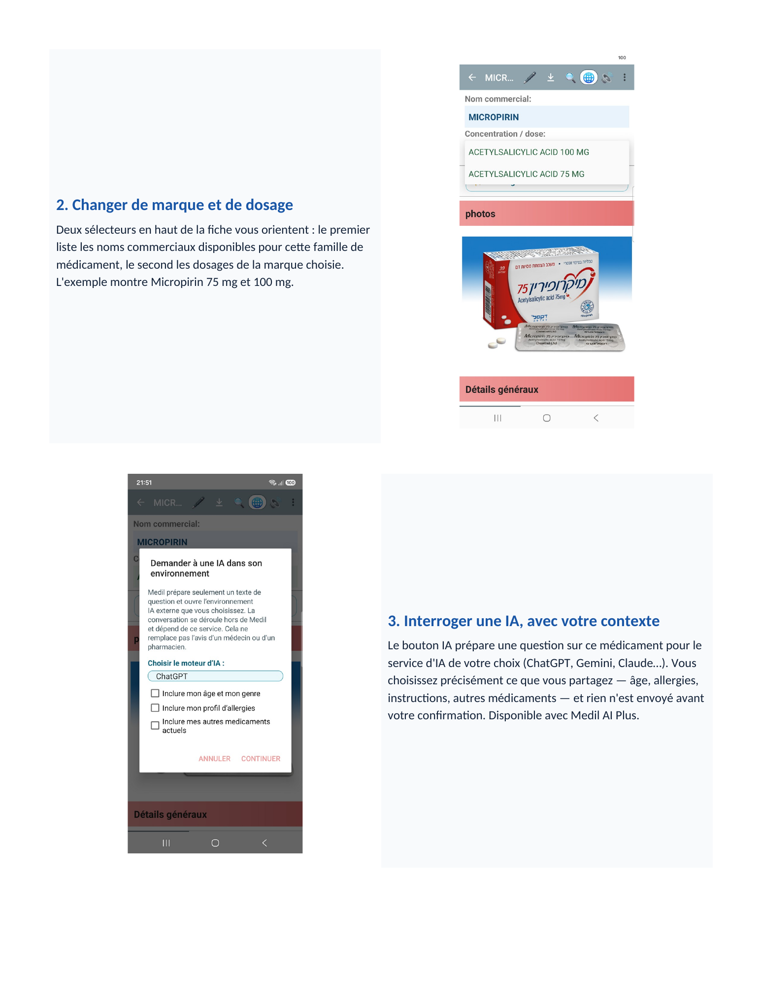 Guide patient Medil AI page 2